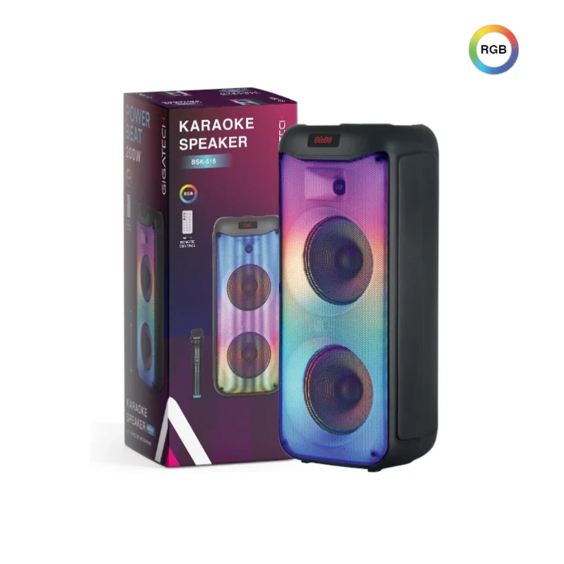 GIGATECH BSK-515 Bluetooth zvučnik 200W sa RGB LED svjetlima