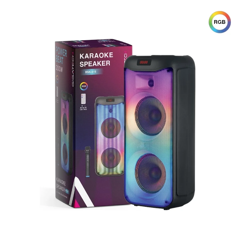 GIGATECH BSK-515 Bluetooth zvučnik 200W sa RGB LED svjetlima