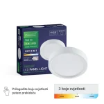 GREEN TECH LED panel 12W 3CCT nadgradni CX-R02-12-3CCT