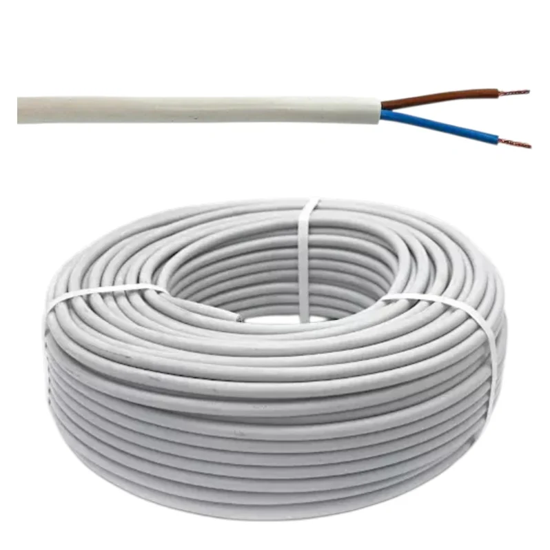 Provodnik 2x0.75 mm² licnasti bijeli električni kabl
