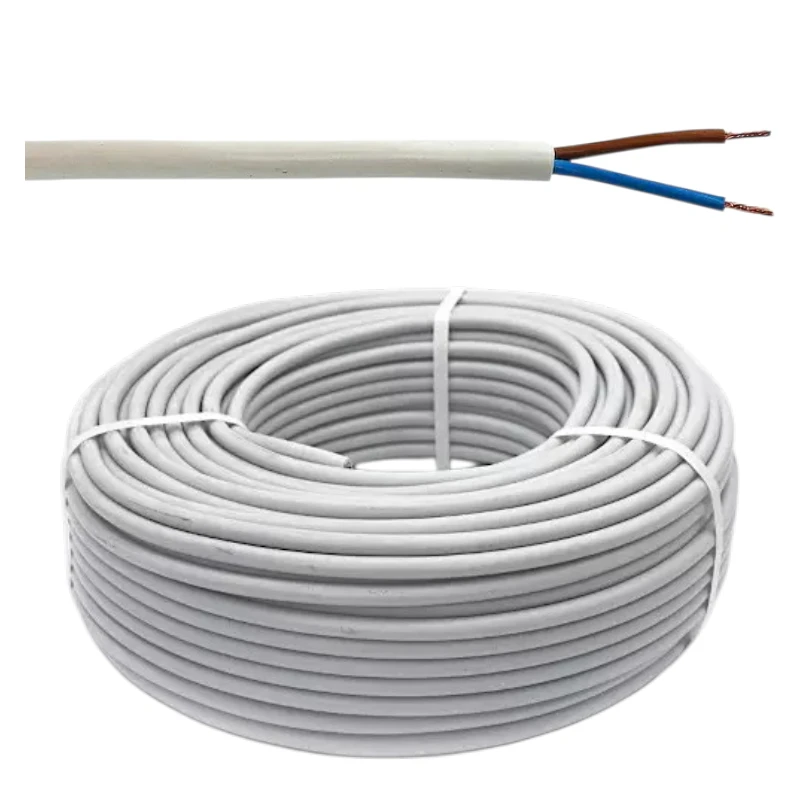 Provodnik 2x0.75 mm² licnasti bijeli električni kabl