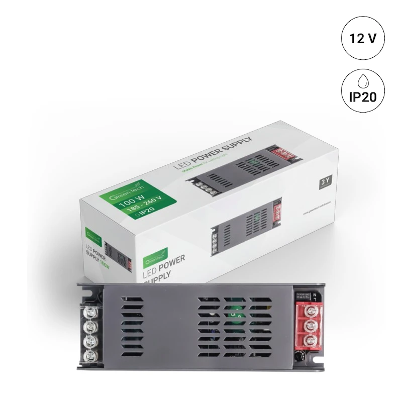 PS-IP20-12V-100W napajanje 12V 8.2A 100W