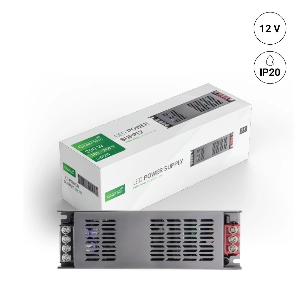 LED napajanje PS-IP20-12V-200W 12V 16.4A