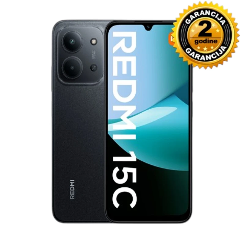 Redmi 15C 8GB 256GB Black EU pametni telefon