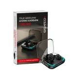 TWS-202 Wireless crne TWS Bluetooth slušalice sa kutijom za punjenje