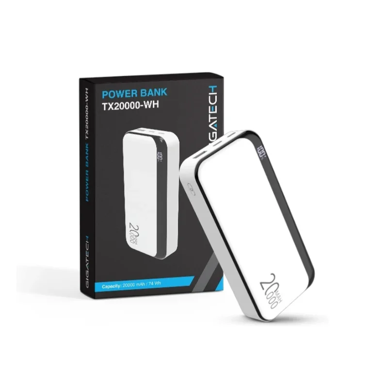 Power Bank TX-20000-WH 20000mAh USB-C PD 20W bijeli