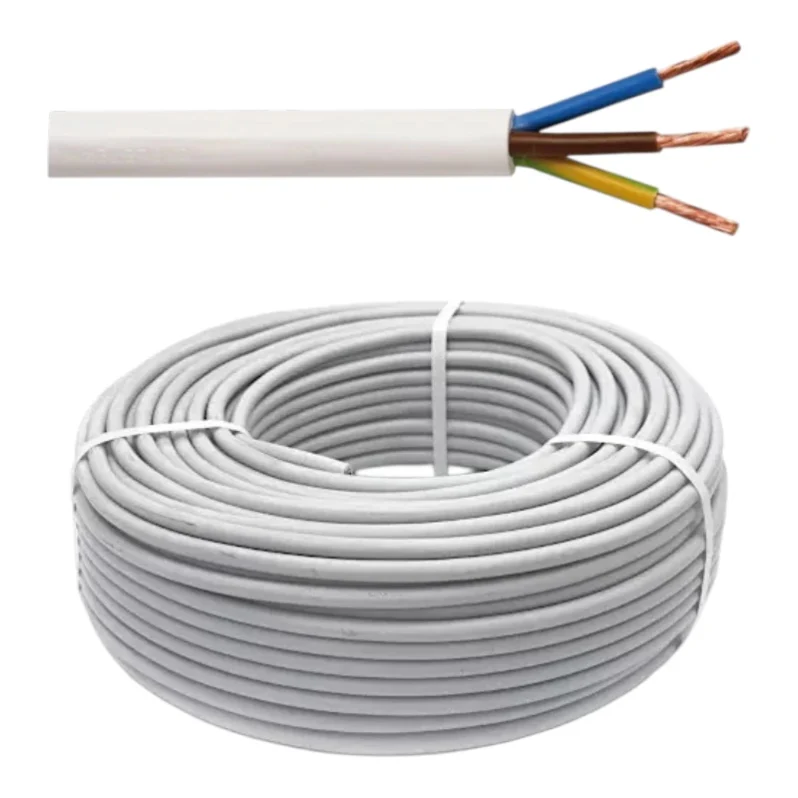 Provodnik 3x0.75 mm² licnasti bijeli električni kabl