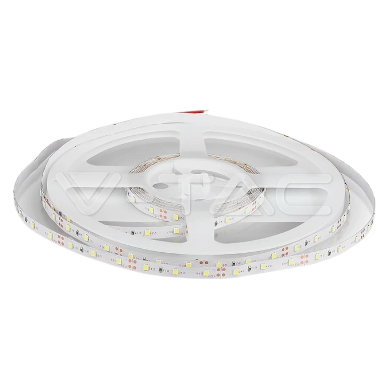 V-TAC LED traka VT-3528-60 12V 4.2W/m 60 LED/m 6500K, bijela LED traka širine 8 mm