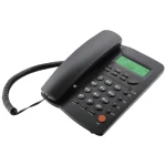 MEANIT ST-300 crni stolni fiksni telefon sa LCD ekranom i hands-free funkcijom