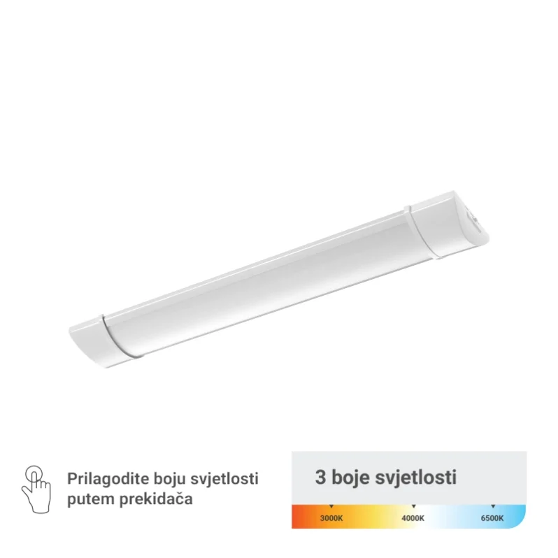 LED svjetiljka 18W 60cm PF-18W-3CCT s izborom boje svjetlosti 3000K 4000K 6500K
