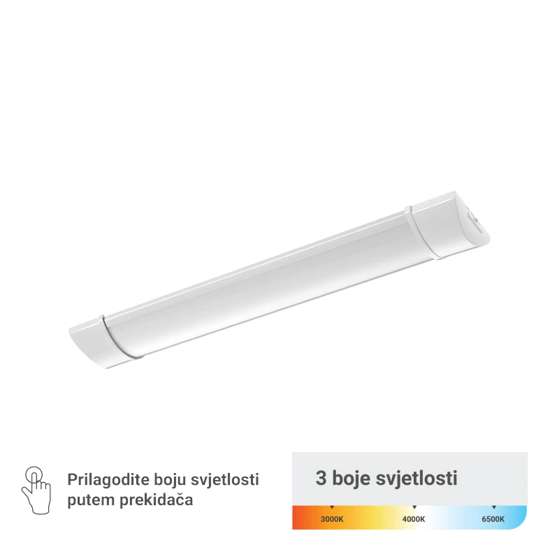 LED svjetiljka 18W 60cm PF-18W-3CCT s izborom boje svjetlosti 3000K 4000K 6500K