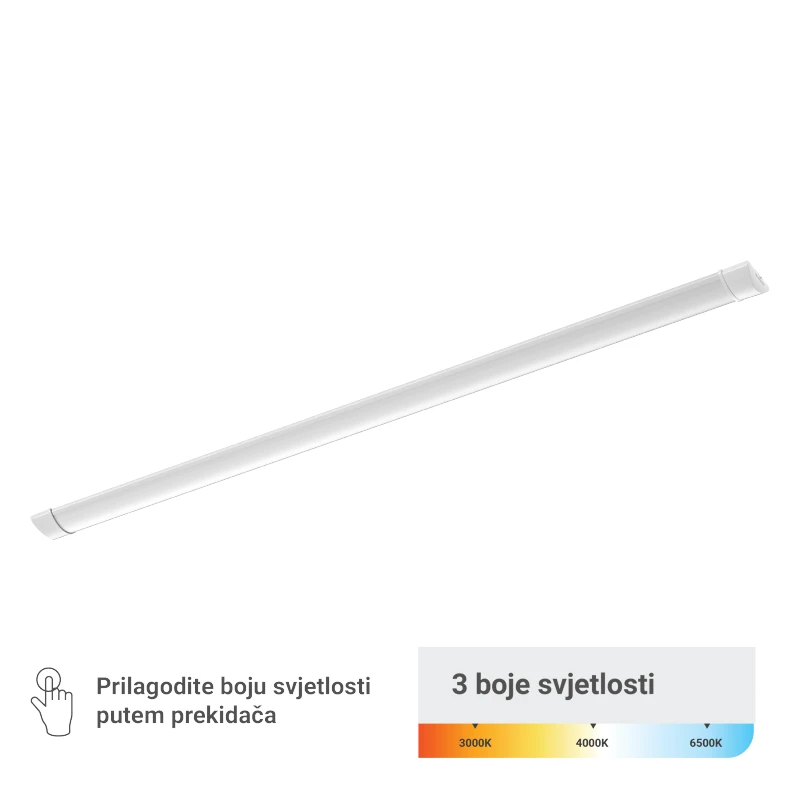 LED svjetiljka 45W 150cm PF-45W-3CCT s izborom boje svjetlosti 3000K 4000K 6500K
