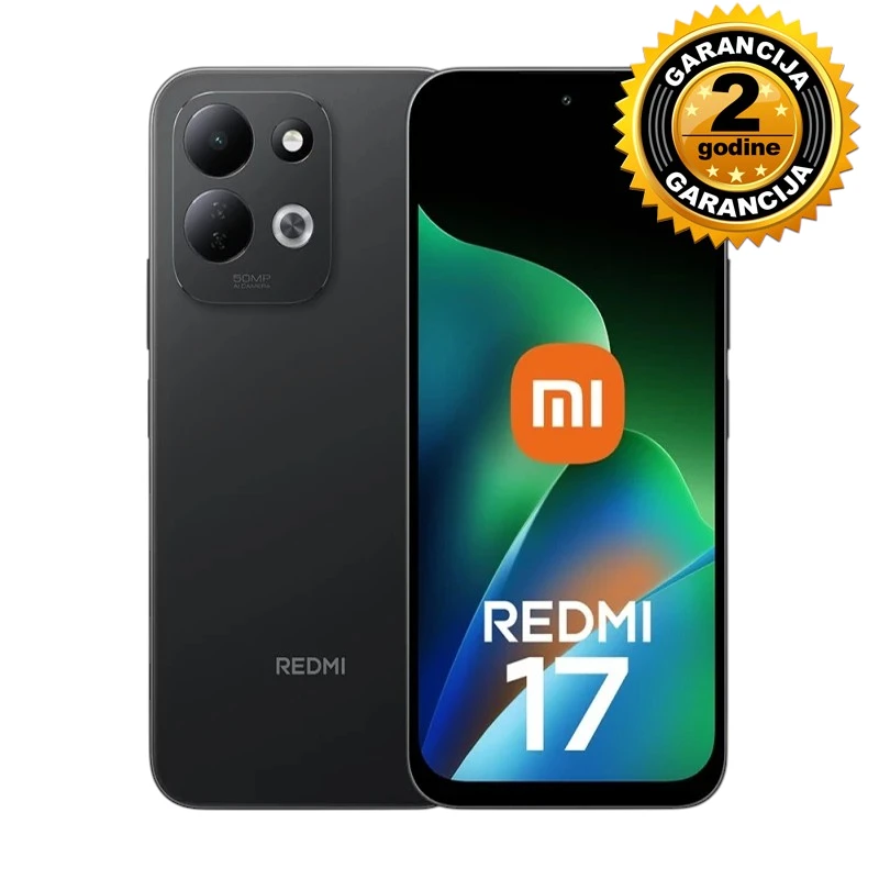 Xiaomi Redmi 17 4G Black crni pametni telefon sa 4GB RAM i 128GB memorije